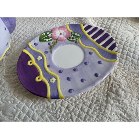 Home Interiors Bunny teapot with cup and saucer - Picture 5 of 14